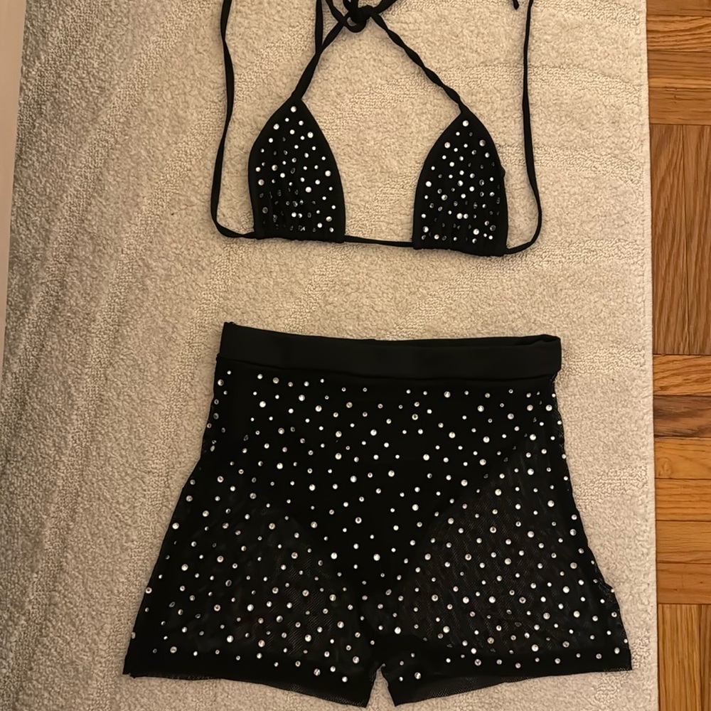 Rhinestone Two piece set